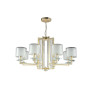 Люстра NICOLAS SP-PL8 GOLD/WHITE