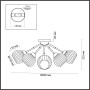 Потолочная люстра Danika 4593/5C