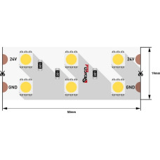 Светодиодная лента LUX DSG5120-24-W-33