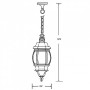Уличный светильник подвесной  83405S W