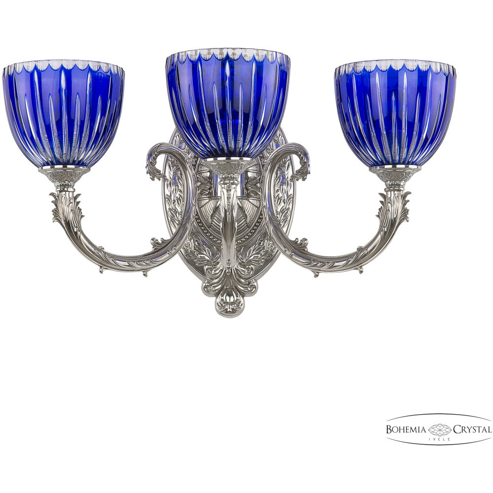 Бра Florence 7109B12/3/210 Ni P1 U Clear-Green/H-1J