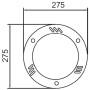 Потолочный светильник уличный 77809 SS